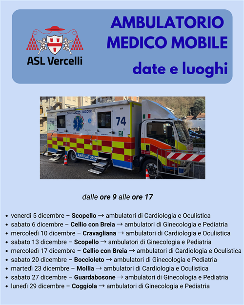 Ambulatorio medico mobile